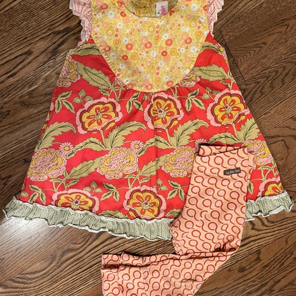 Adorable Matilda Jane Tunic Dress and Ruffle Pants